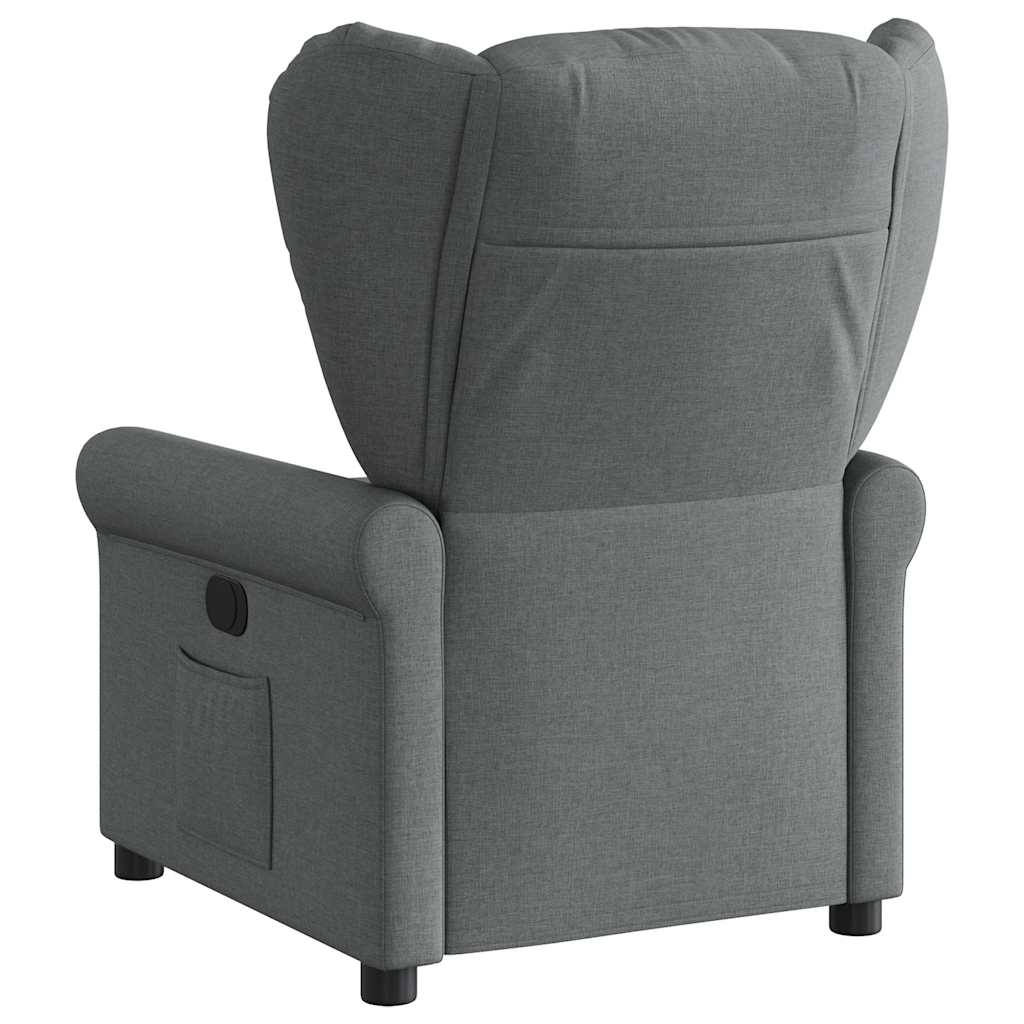 Fauteuil de télévision | Fauteuil inclinable électrique Gris foncé Tissu CFW737120 - 6