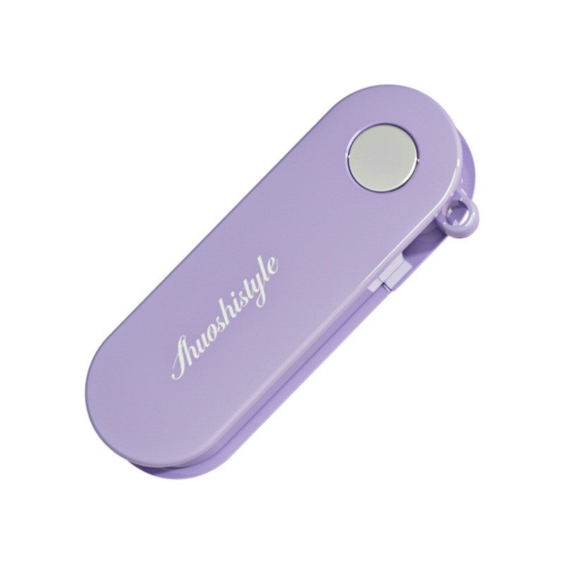 Peeler pliabil pentru legume si fructe Flippy, mov, 3.6 x 9.1 cm