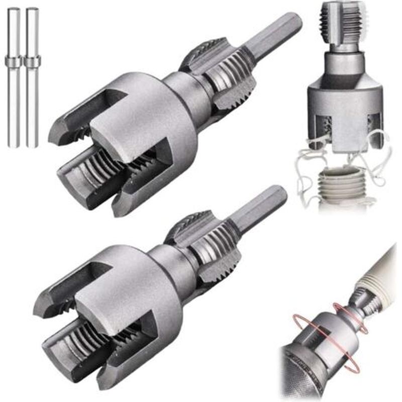 1/2'' and 3/4'' Integrated Internal & External Pipe Threading Tool ...