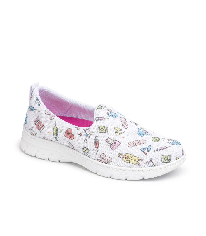 Zapatilla Sanitaria Tipo Blucher Con Corte De Rejilla Y Plantilla Acolchada Dian Calpe 94069400