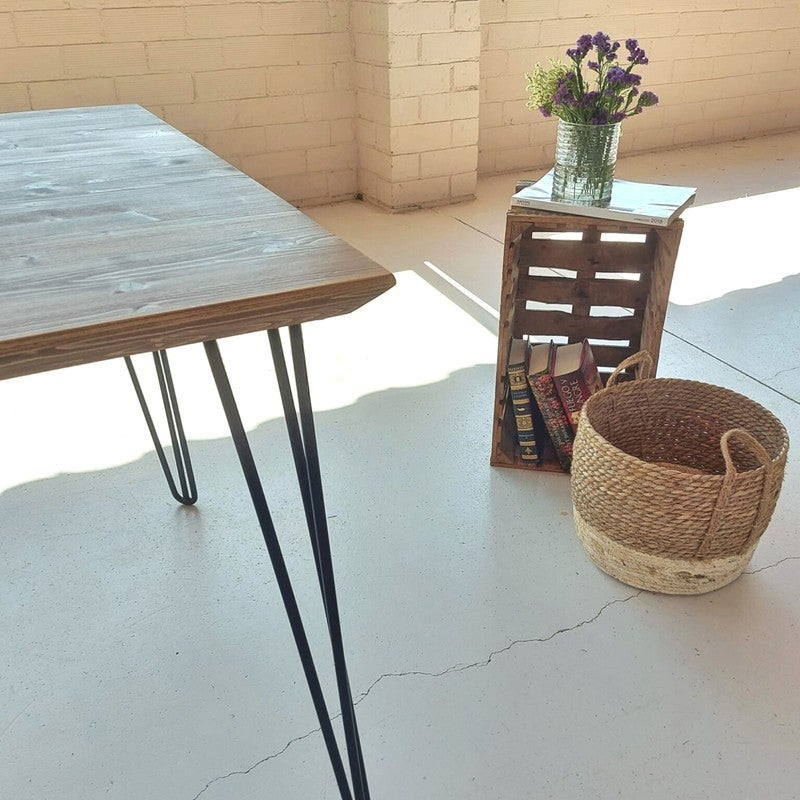BLENOM Banc en bois massif durable Tanimuka Chêne Bord biseauté 100x33x45cm WN - 4