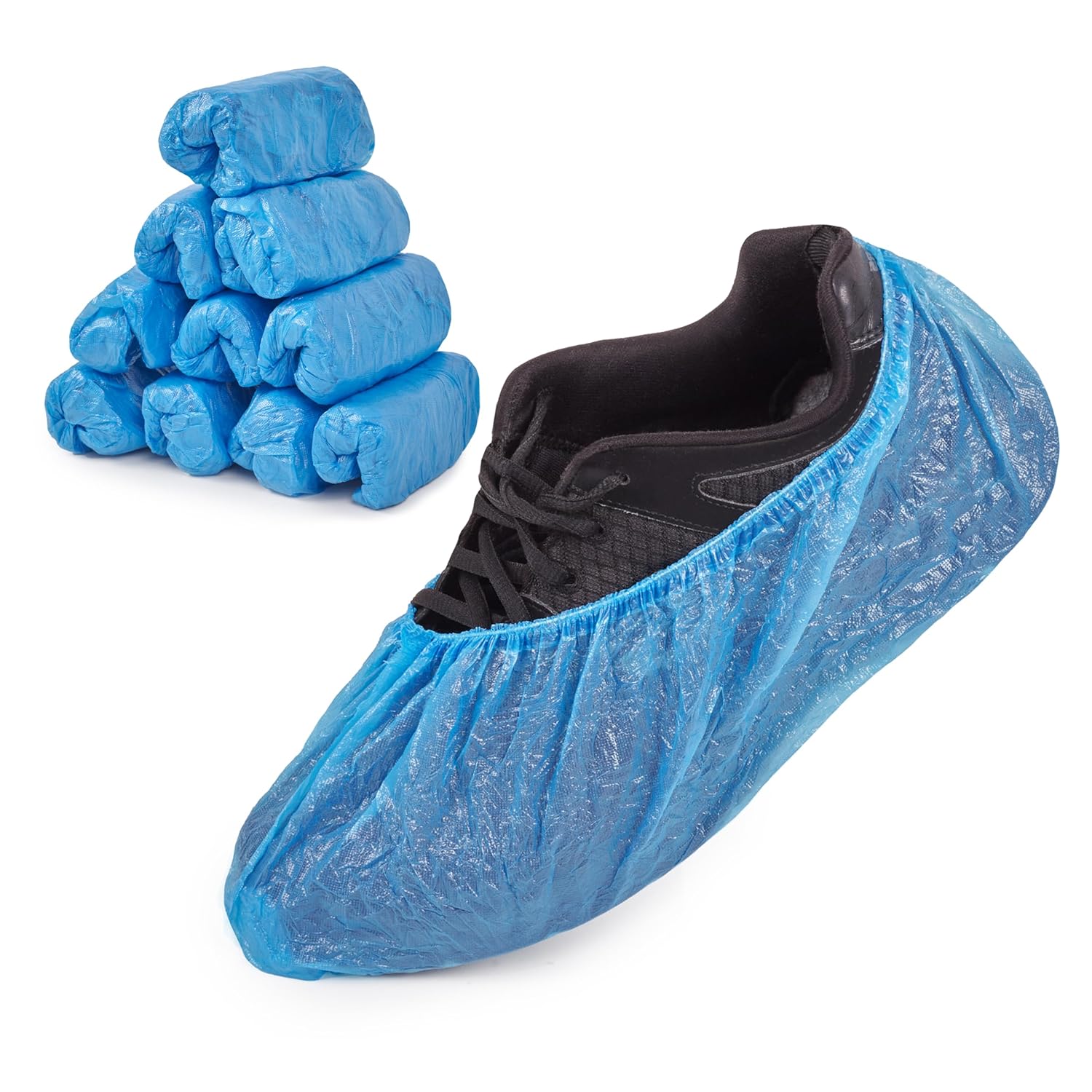 Surchaussures Jetables 100 Pieces, Couvre Chaussure Impermeable