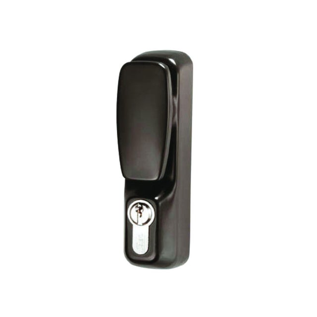Ensemble bouton cylindre grand modèle ISEO antivandalisme - Noir - 94012005T