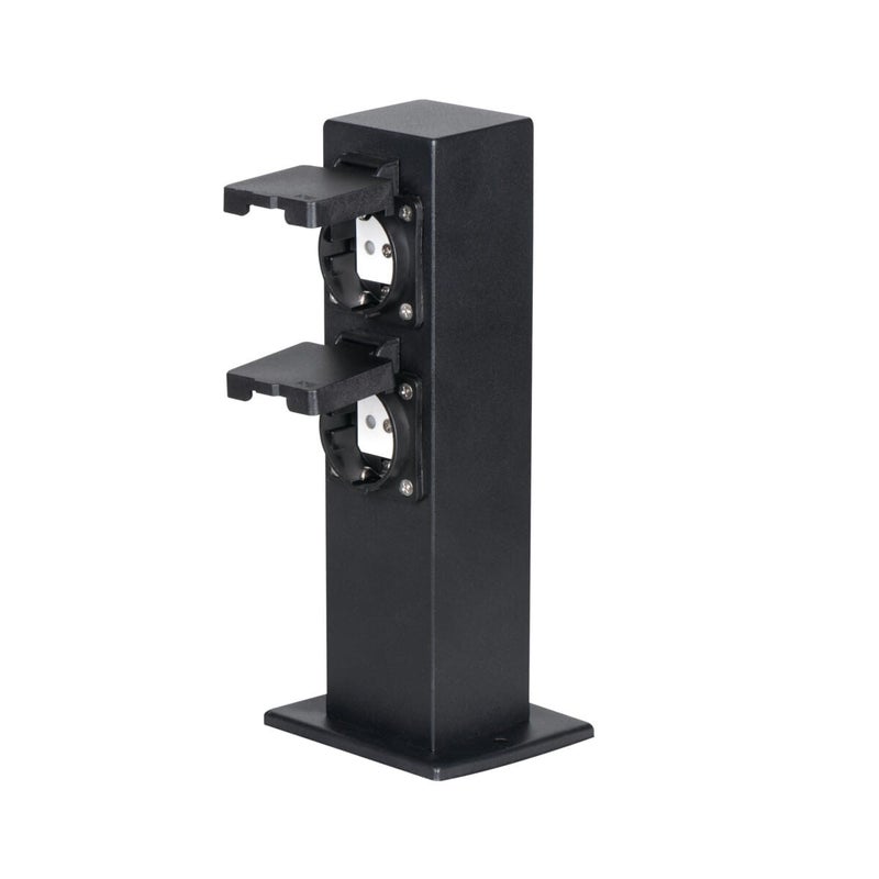 Słupek ogrodowy elektryczny z 2x gniazdem IP44 NASTO Kanlux 36586