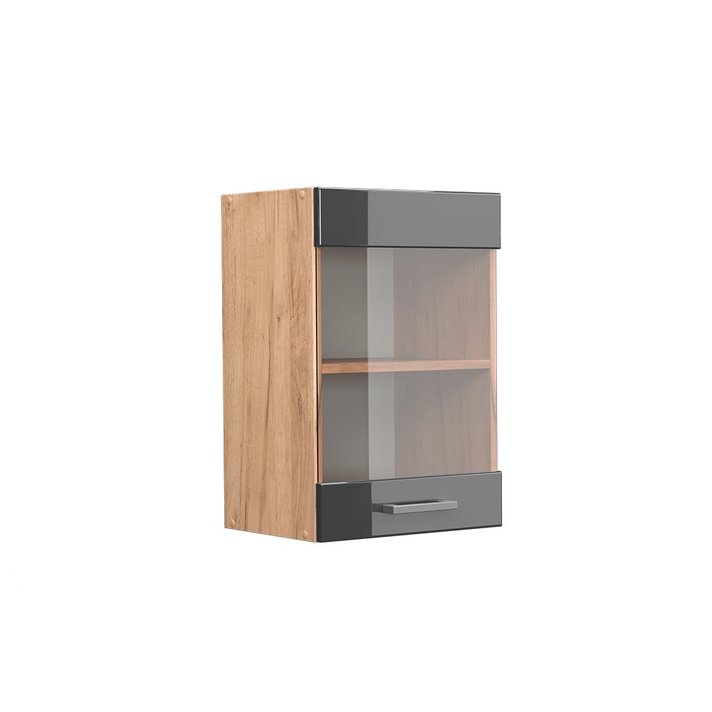 Vicco Élément bas de cuisine R- Line, Chêne puissant or/Anthracite