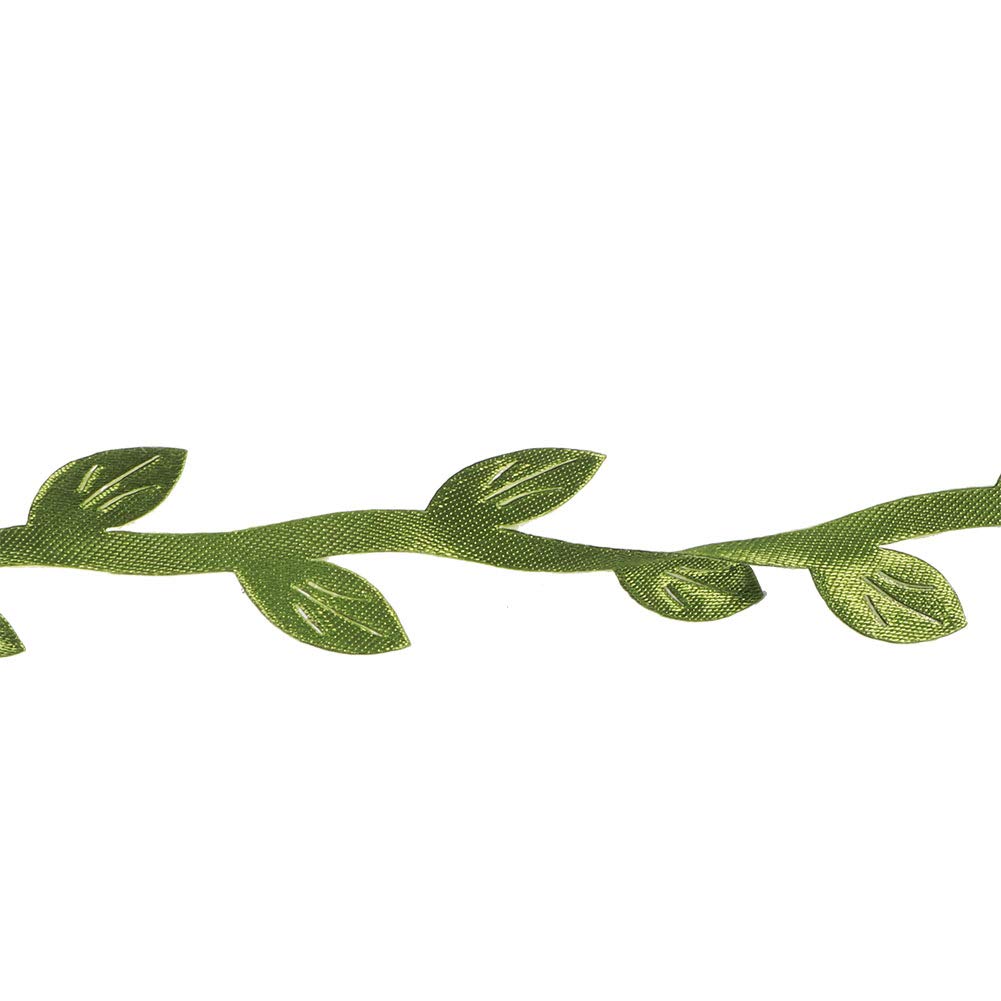 FEUILLES ARTIFICIELLES DE VIGNE ACCESSOIRE DE DÉCORATION DE MARIAGE ARTISANAL POUR MATERNELLE - VERT, ARGENT, OR 3,7 X 3,7 X 0, - 9