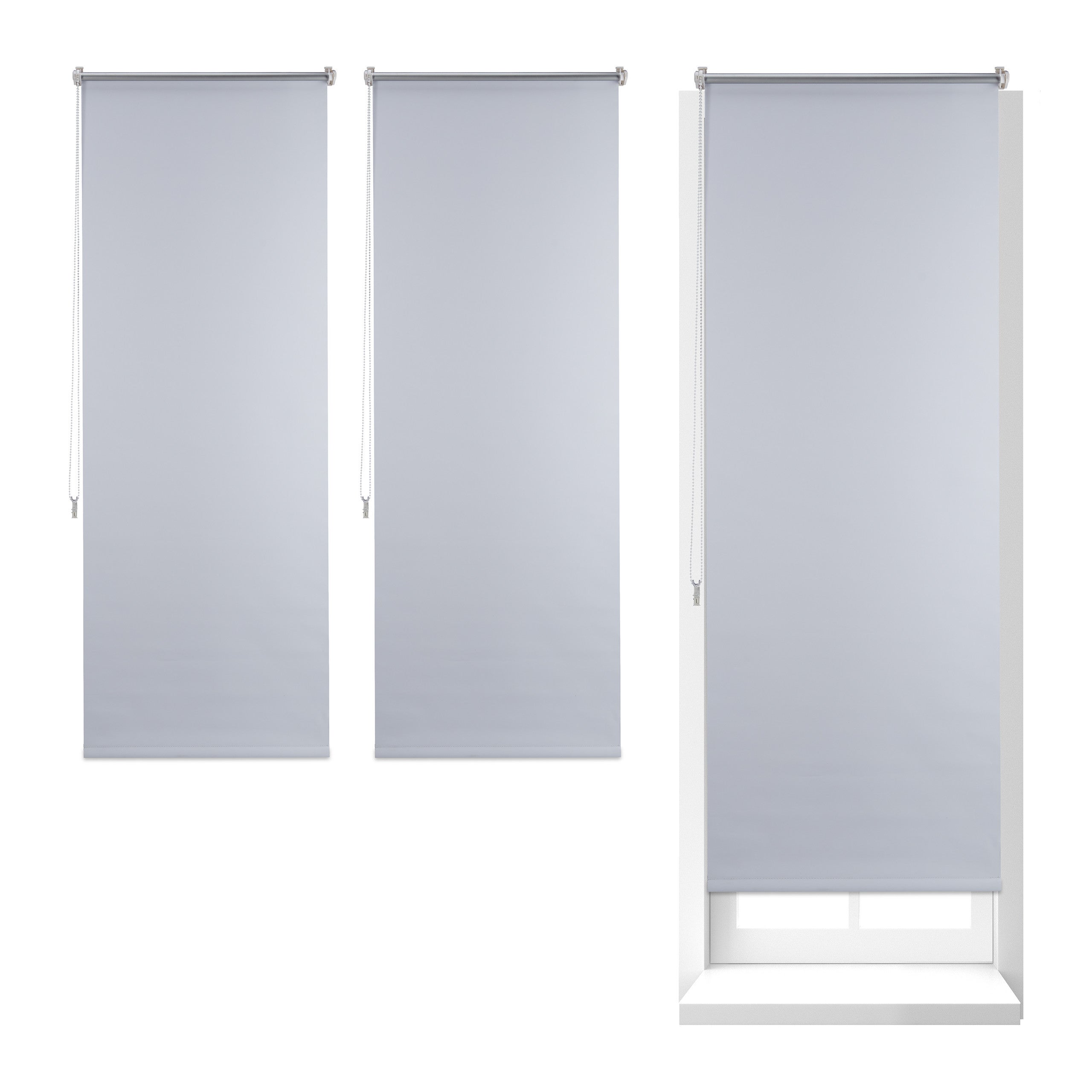 Tenda A Rullo Oscurante NUTRO CHILL Cordless 71x183 Cm – Tessuto Lino Con Isolamento Termico E Protezione UV, Bianco