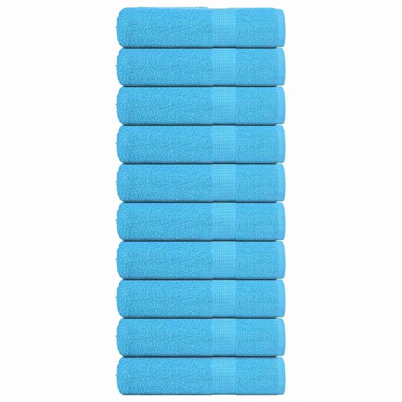 Ręczniki kąpielowe, FROGN, 10 szt., turkusowe, 100x150cm, 360 g/m² vidaXL