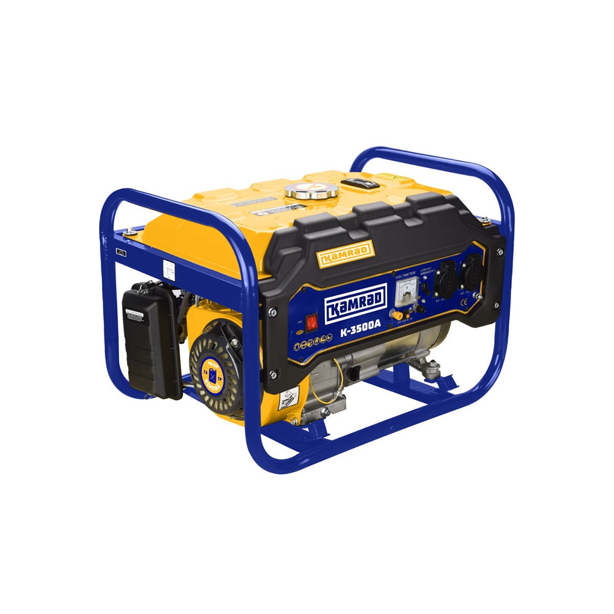 Generator de curent Kamrad K-3500A, 3000W, 7.5CP, stabilizator tensiune AVR, monofazat