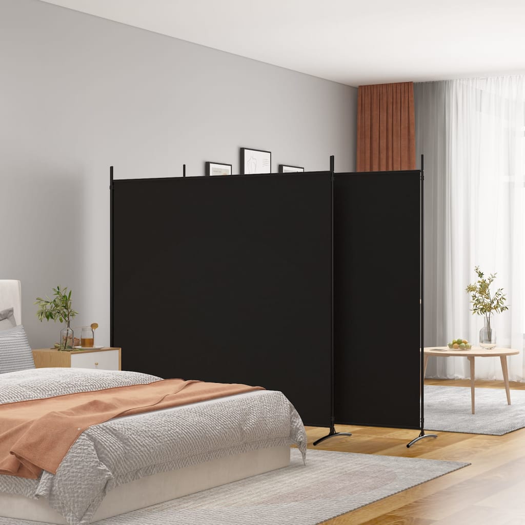 Paravent Décoratif En Acier Noir – Design Moderne Ajouré – Pour Jardin, Terrasse, Séparation D’espace Intérieur - 4