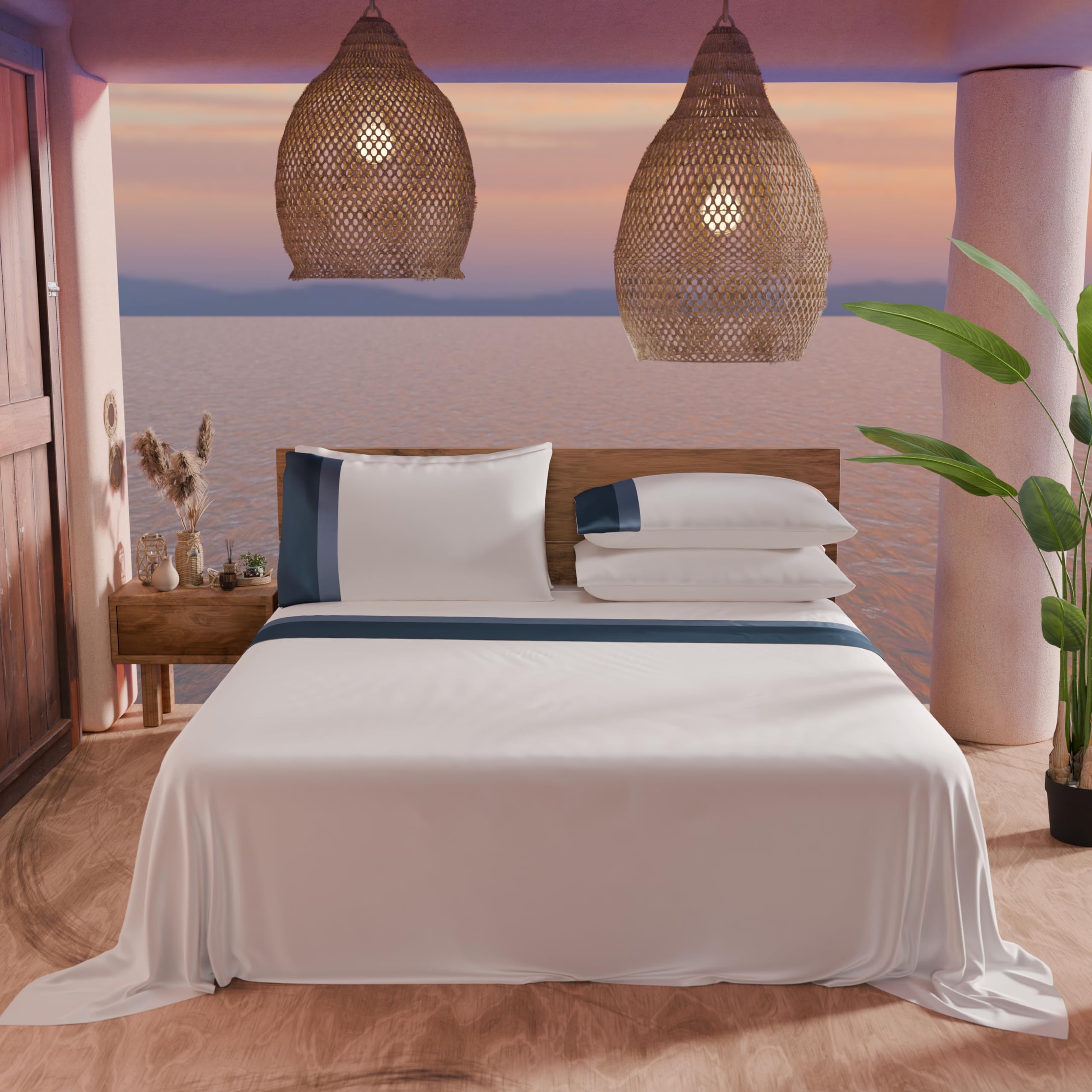 PETTI Lenzuola Piazza E Mezza Cotone - Made In Italy, Set 3 Pezzi Con Lenzuola E Federa - Foto 14