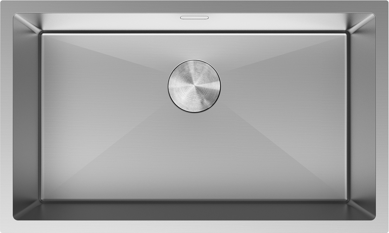Mexen Trixo zlewozmywak stalowy 1-komorowy 750 x 440 mm, inox - 6415751000-01