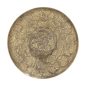 Plateau De Service Bloomingville En Aluminium - Diamètre 32 Cm, Design Danois