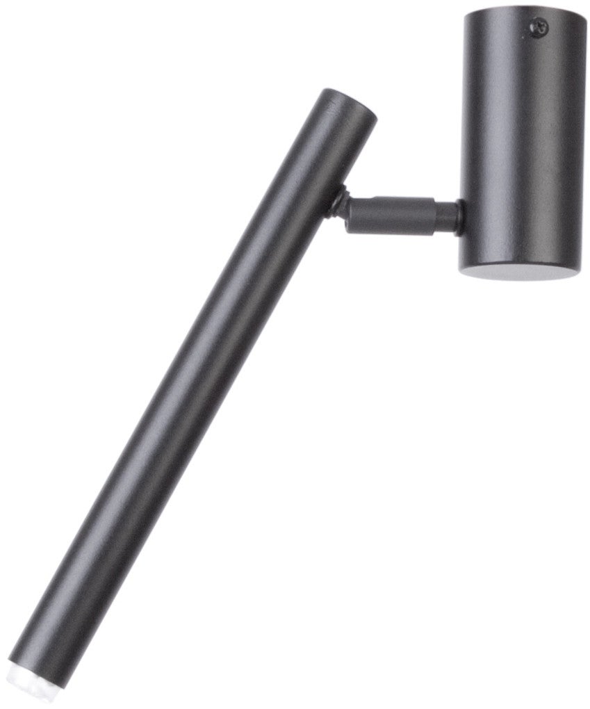 Reflektor sufitowy spot natynkowy Sopel okrągły czarny 1xG9x3W wym: 30 x 12 x 5 cm metal SIGMA