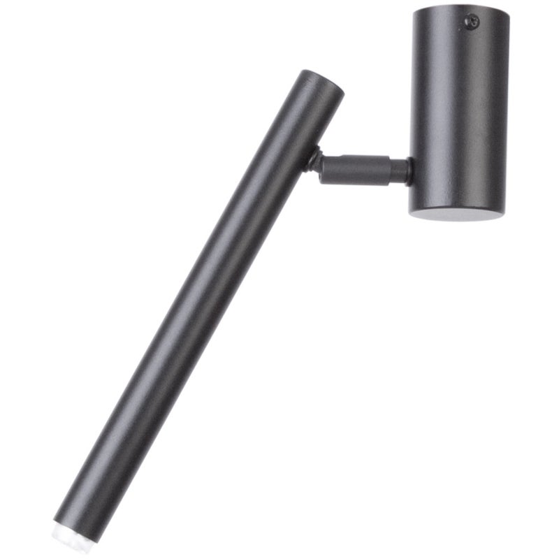 Reflektor sufitowy spot natynkowy Sopel okrągły czarny 1xG9x3W wym: 30 x 12 x 5 cm metal SIGMA