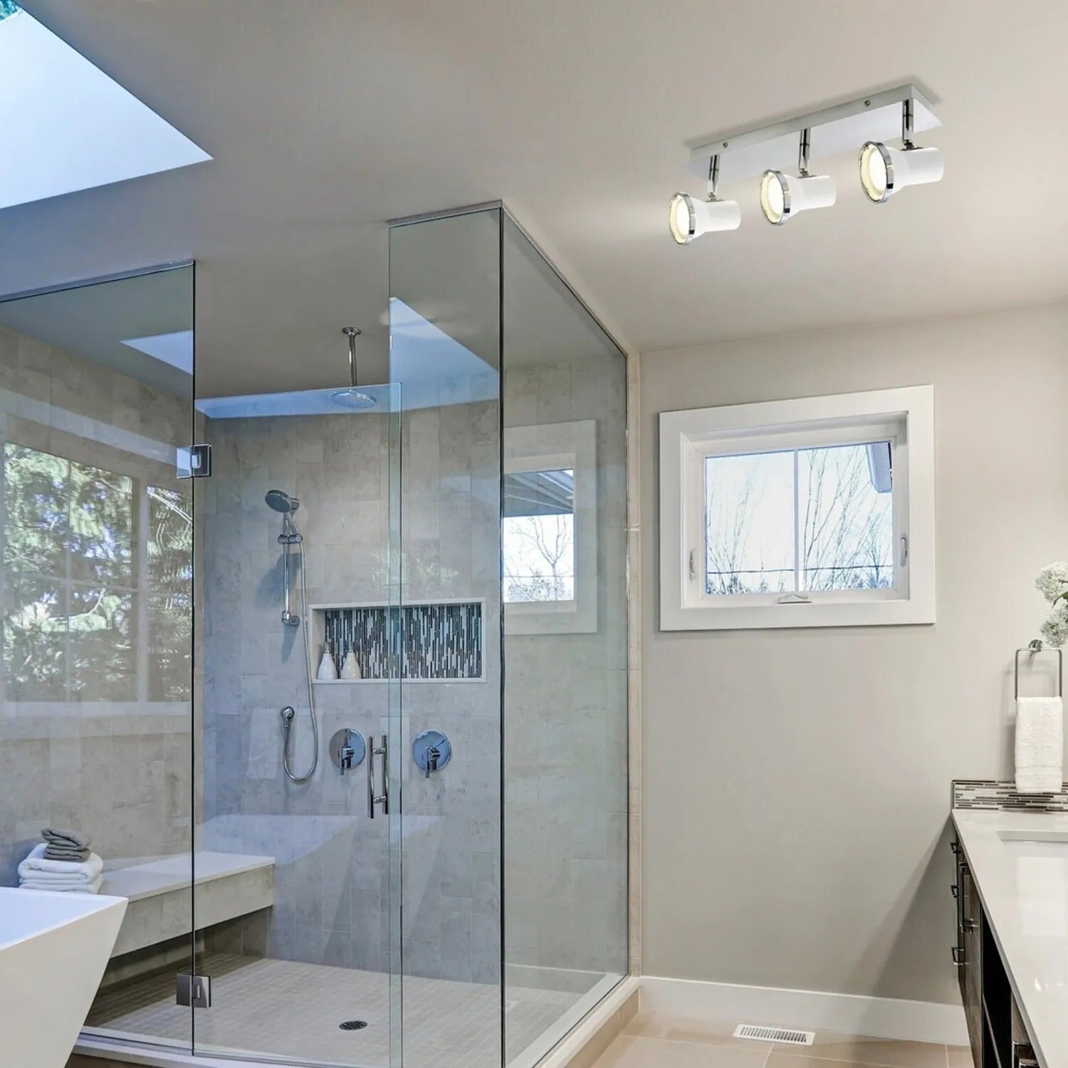 GU10 X3 IP44 Spot LED pour salle de bain IP44 - 4