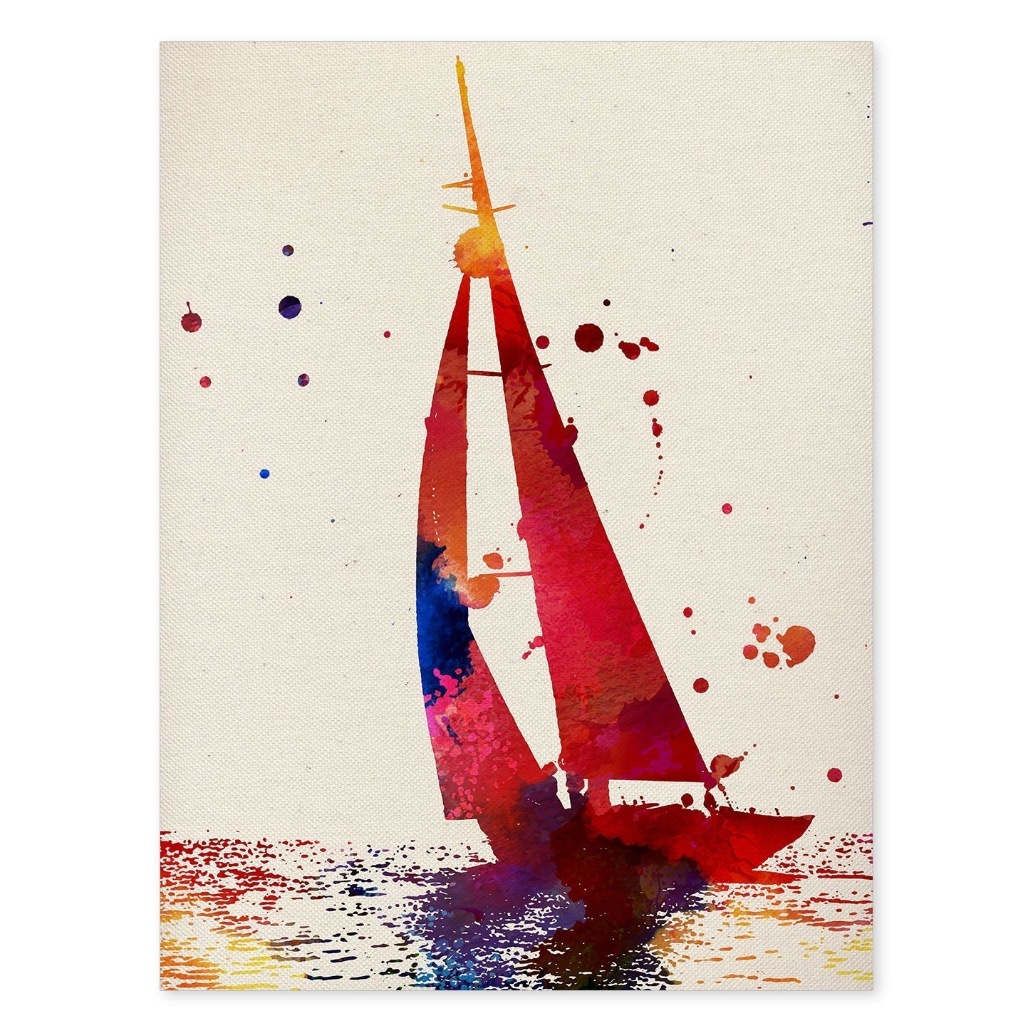 WUBAYI Barca a vela, set da 3 pezzi, stile nautico, effetto legno, decorazione da parete per soggiorno, camera da letto, bagno, corridoio, casa vacanze, blu