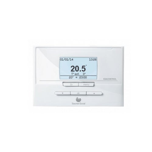 Thermostat d'Ambiance Filaire Modulant Programmable Exacontrol E7C Saunier Duval