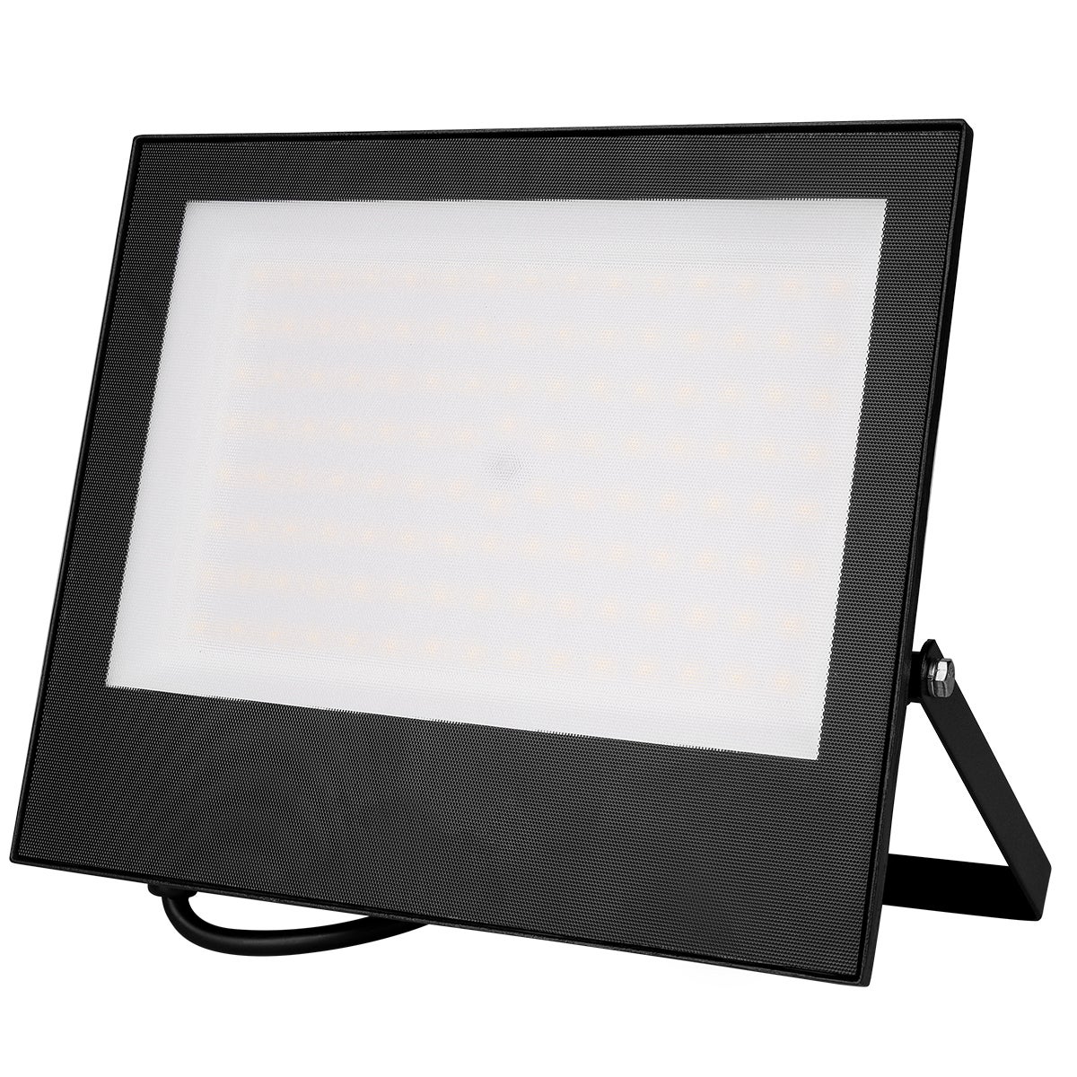 Naświetlacz halogen LED Mola 100W IP65 zimna biel 6500K reflektor zewnętrzny czarny XUDO