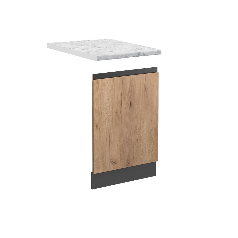 Vicco Panel przedni R-Line, Złoty dąb energetyczny, 45 cm J-Shape, BR Marmur