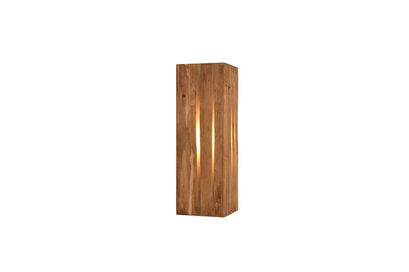 Kinkiet ścienny Karuni jasne drewno 1xE14x10W wym: 11 x 30 x 14 cm metal IP20 Trio