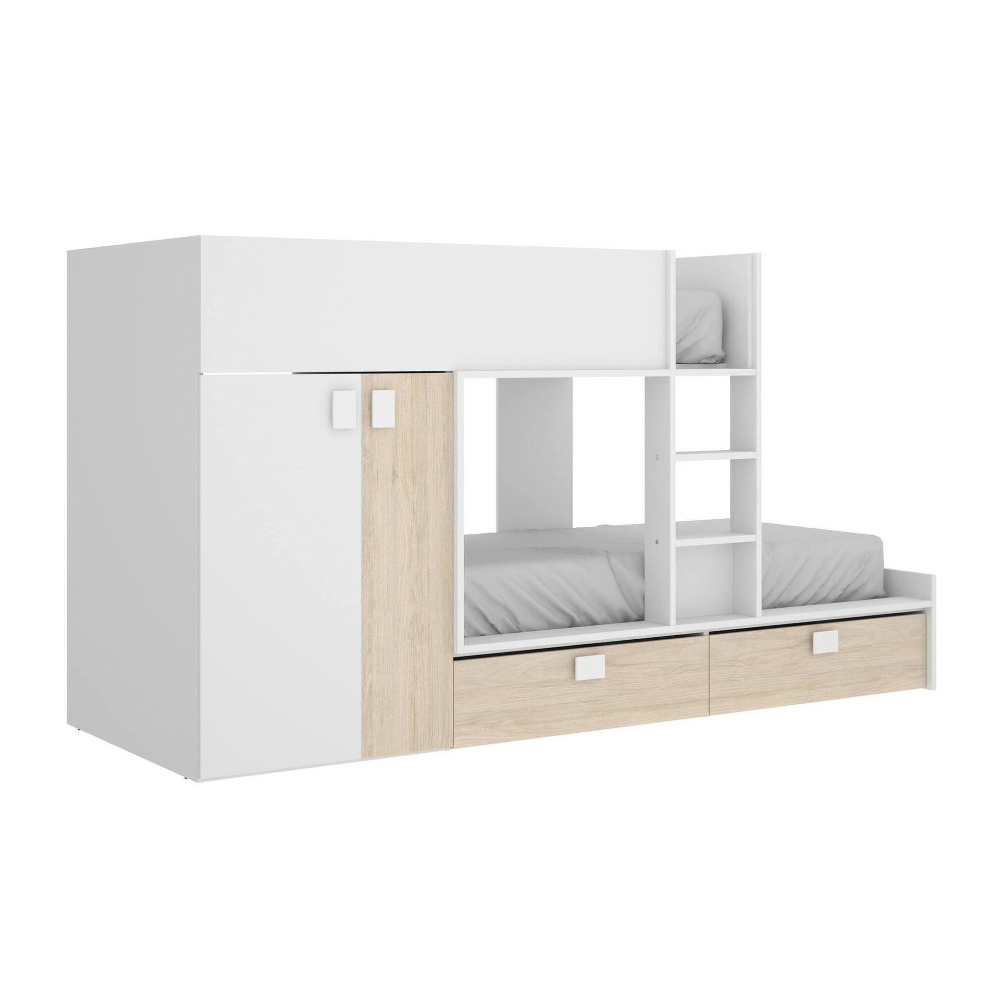 Lit enfant Breithorn, Chambre complète avec armoire et tiroirs ...