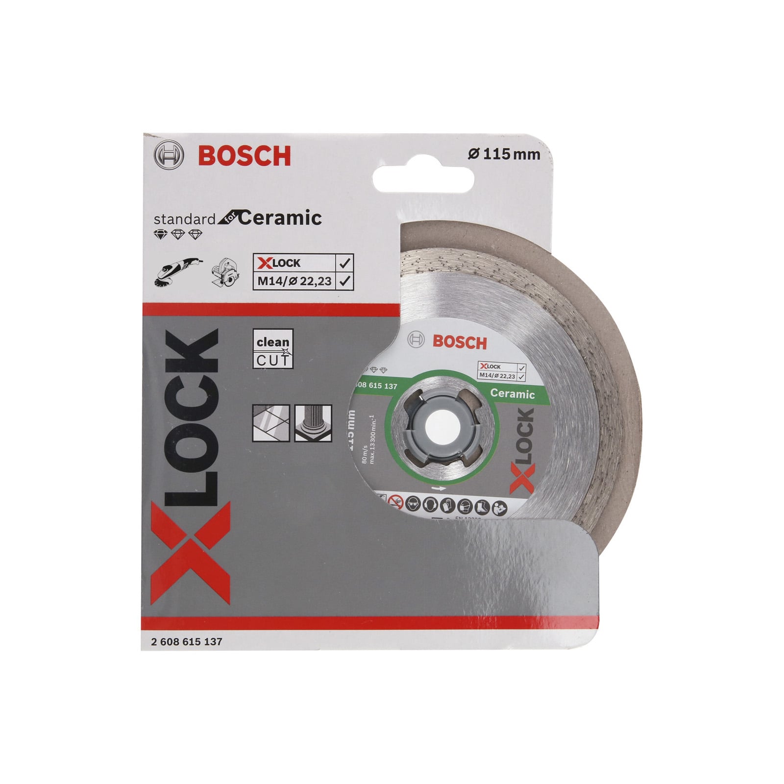 Estándar de disco de corte de diamante de X-115mm X-115mm para cerámica - 6