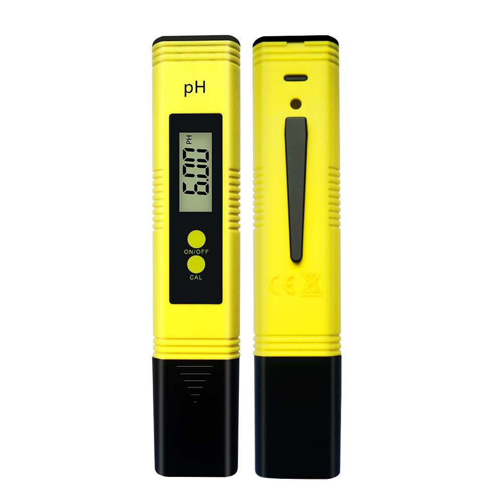 Testeur PH Numérique Portable - Mesure 0.00-14.00, étalonnage Automatique - Pour Piscine, Aquarium, Eau Potable