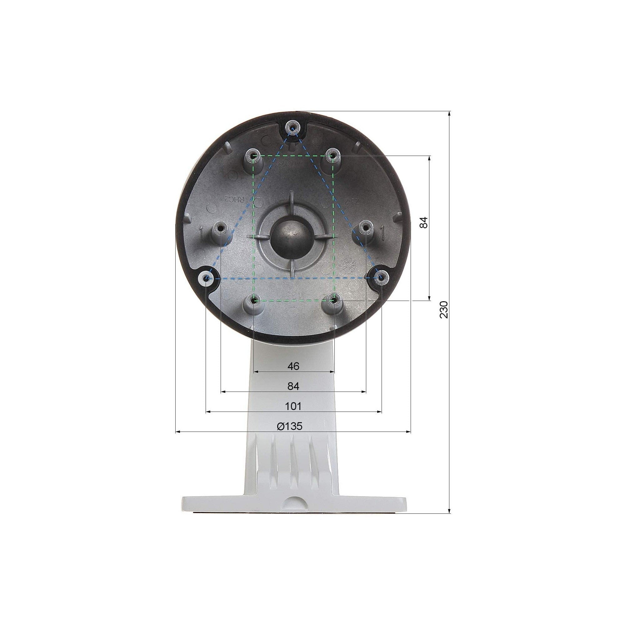 Hikvision Support murale pour dome avec boîtier de connection - 3