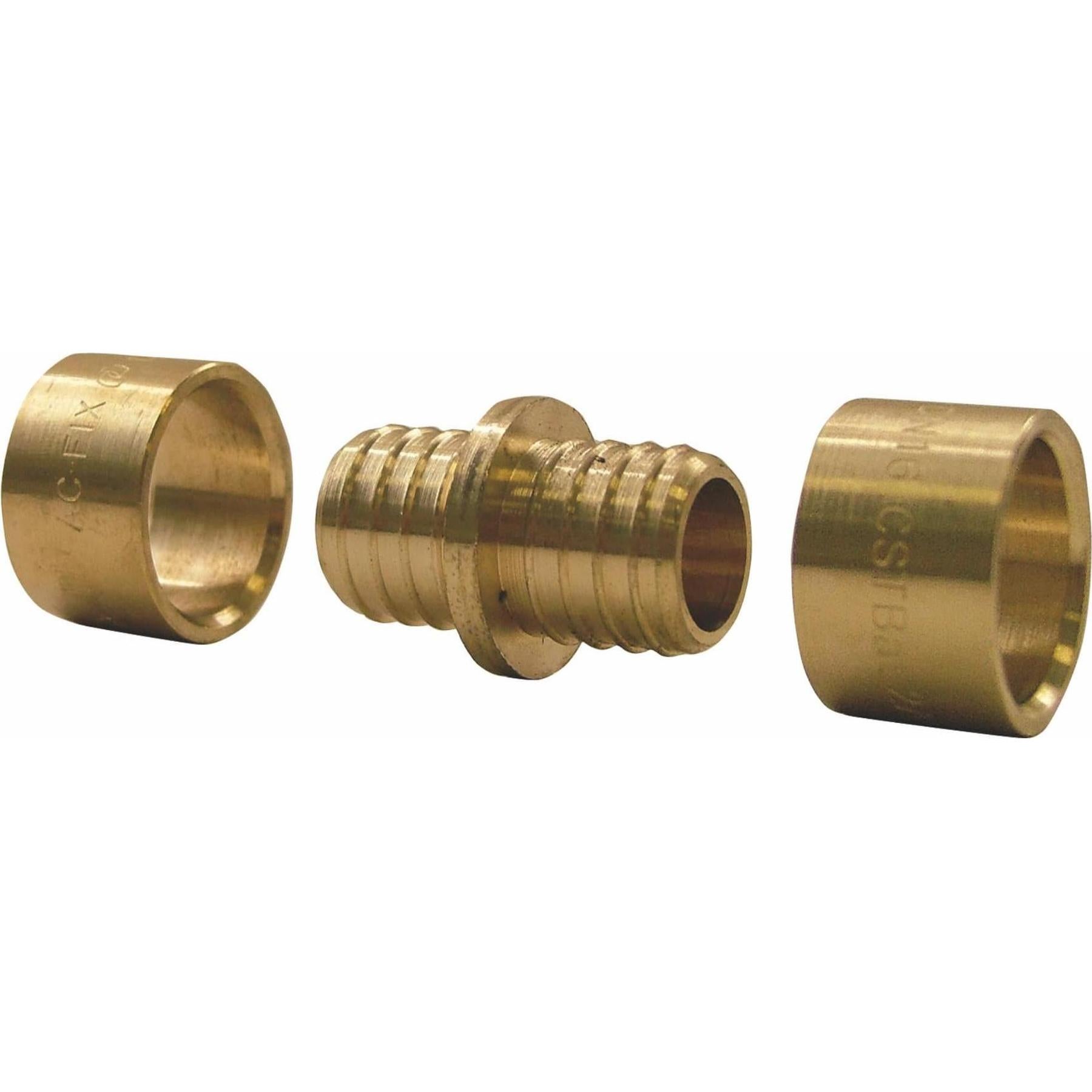 Lot De 5 Raccords De Ligne De Frein Hydraulique En Laiton - Filetage 3/8-24, Pour Tuyaux De 3/16" OD (environ 1.9 Cm)