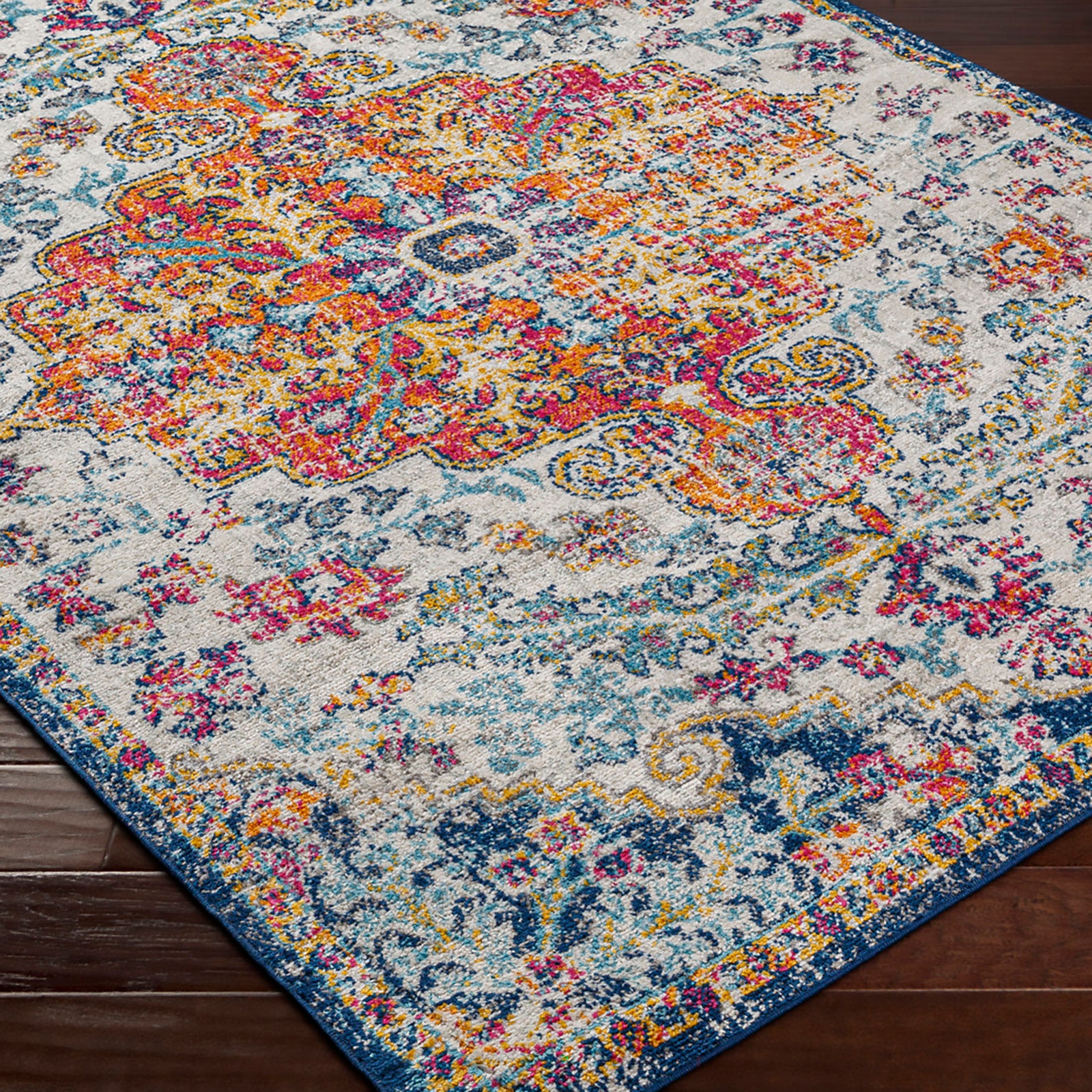 LIVABLISS Tapis Vintage Oriental Multicolore/Orange 160x220 cm Lou - 6