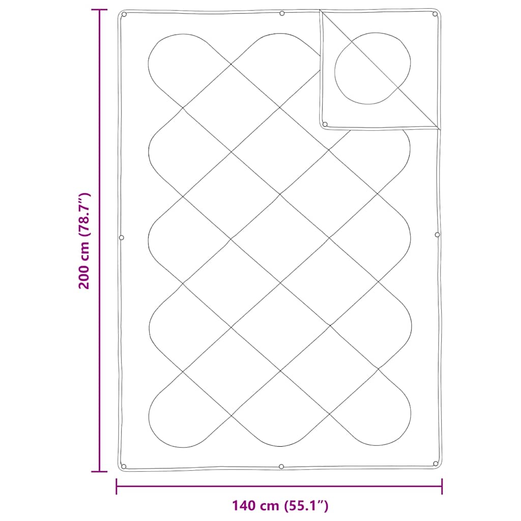 Couettes & Duvets Blanc 140 x 200 cm Microfibre - 8