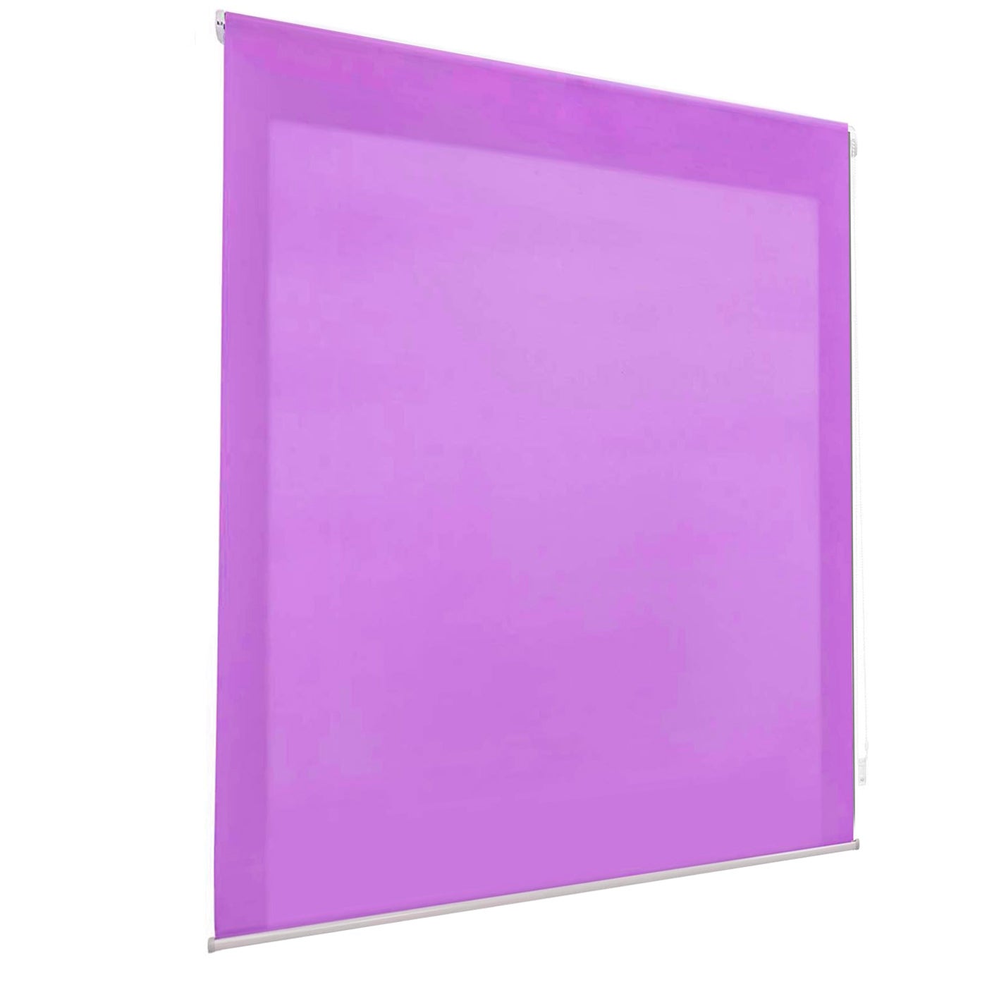 Aitsse- estor enrollable translúcido liso, persiana enrollable liso pasa la luz (120x180 cm, lila)