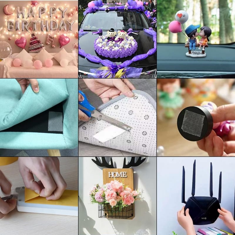 Mocna taśma dwustronna, taśma dywanowa, bez resztek kleju, odpowiednia do dywanów, drewna i podłóg (3*300 cm) - 2