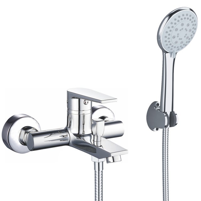 Valaz Robinet mitigeur de douche/baignoire chromé - Série Magro