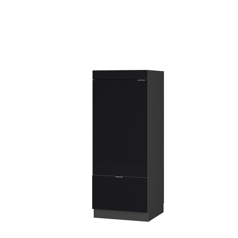 Vicco Szafka do mikrofalówki Fame-Line, Czarne paski, 60 cm