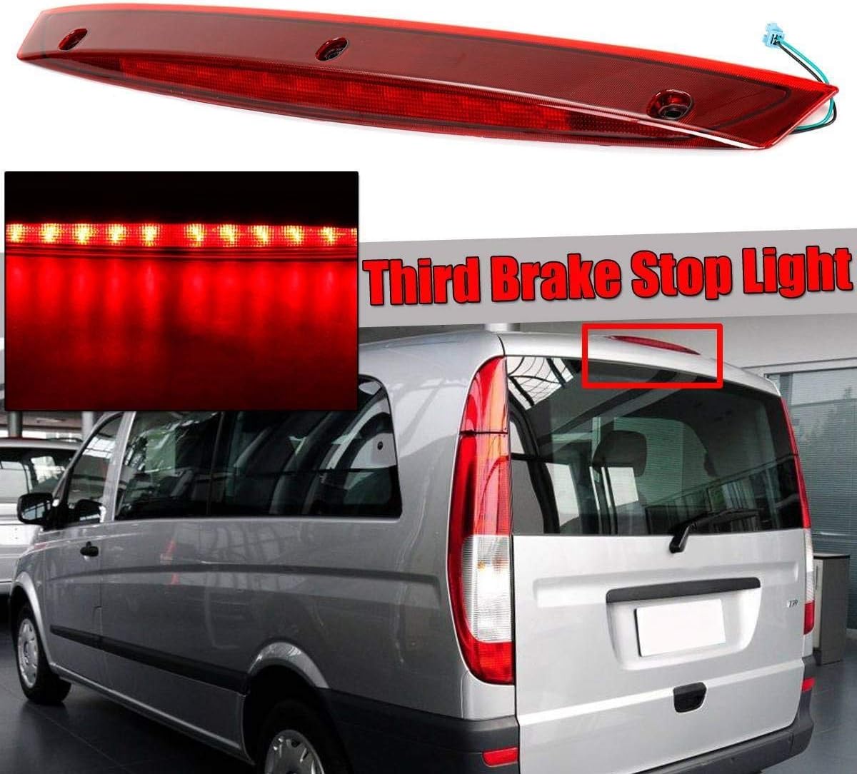 3. światło stop LED do Mercedesa Vito Viano W639 – Wysoko Montowane światło tylne Zamiennik 6398200056