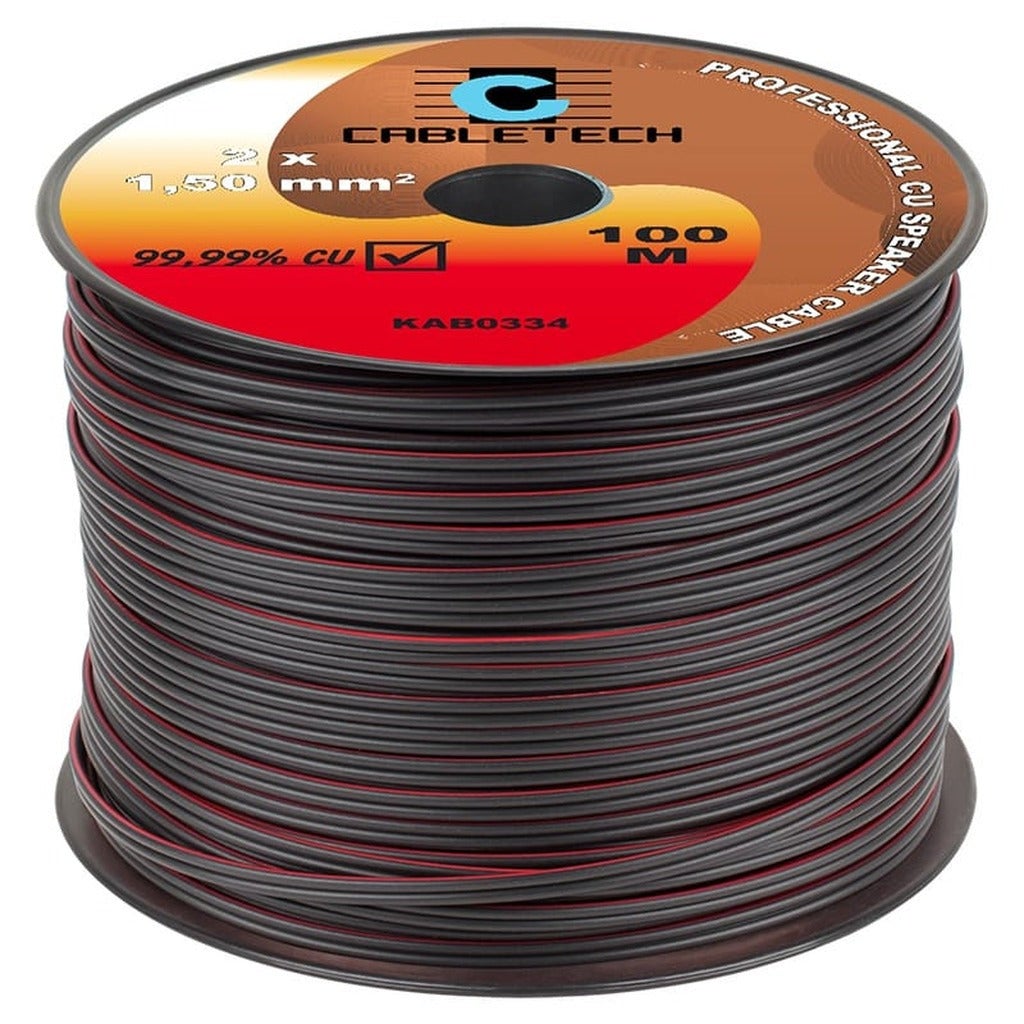 Cablu Difuzor Lechpol KAB0334 | Rosu/Negru, 1.5mm, 100m