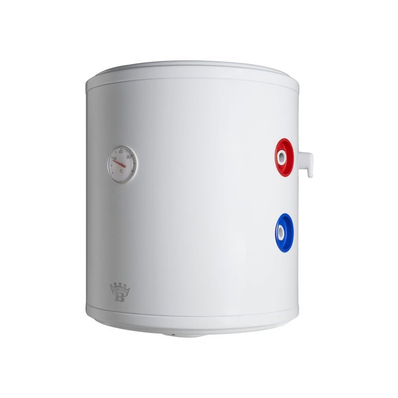 Bojler 50 L podgrzewacz wody z wężownicą 51x46 cm, prawy, grzałka 2kW, Bandini