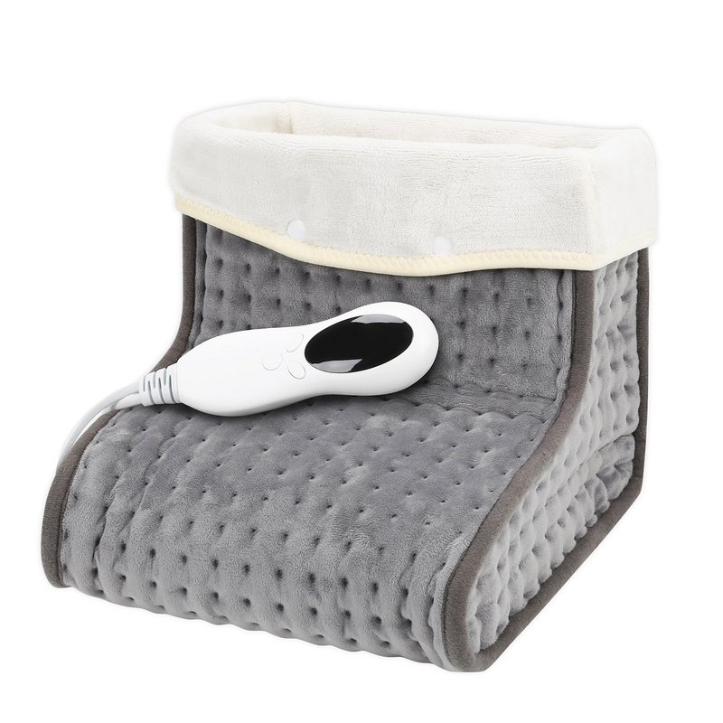 Chauffe-Pieds Électrique TRAHOO - Rouge - 5 Niveaux De Température