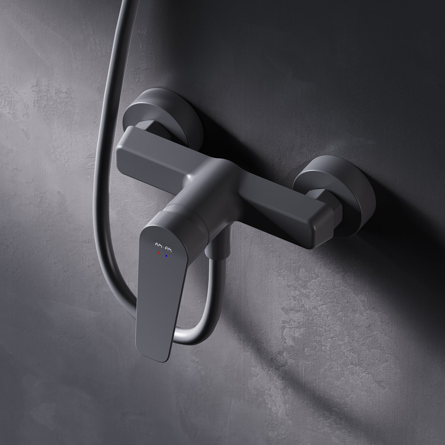 Mechaniczna bateria prysznicowa Bateria prysznicowa czarna, Hit FTA20022 AM.PM