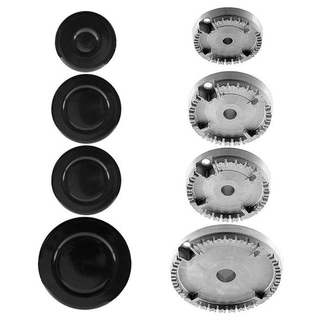 Tapa de llama corona de quemador universal para cocina de gas para CDA, tapa de llama corona compatible