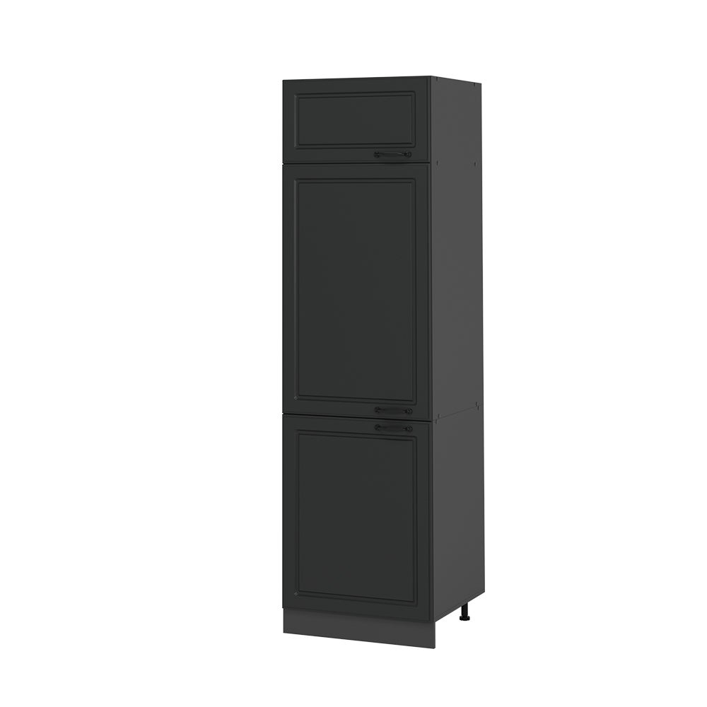 Vicco Szafka na lodówkę R-Line, Antracytowy domek wiejski, 60 cm