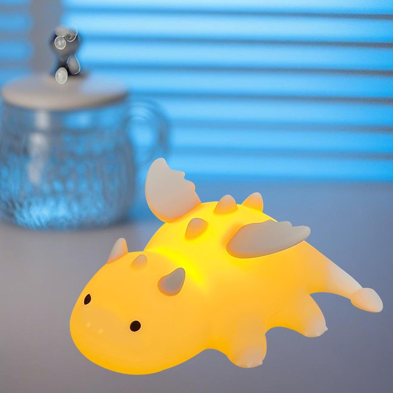 Lampka nocna nocna z ładowaniem USB, kolorowa, zmieniająca kolor lampka nocna, kremowo-biała, wersja angielska, trzy poziomy jasności