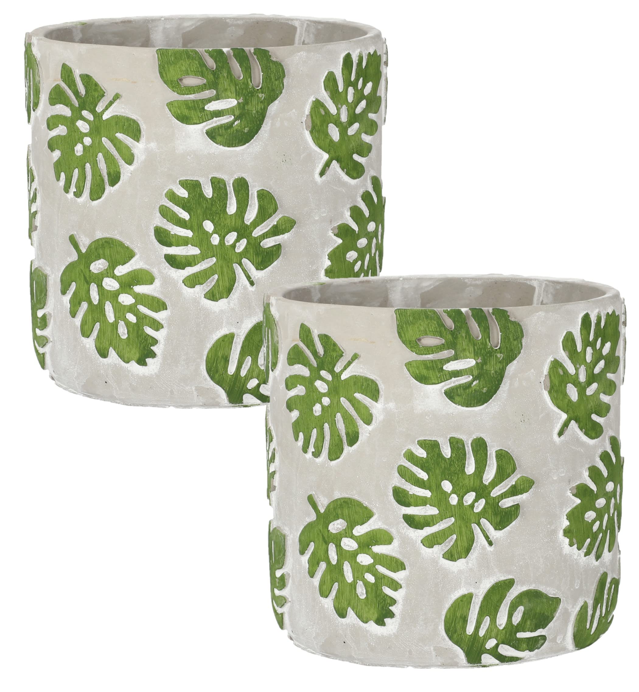 Doniczka donica 20 osłonka betonowa na kwiaty 2szt - KOTARBAU