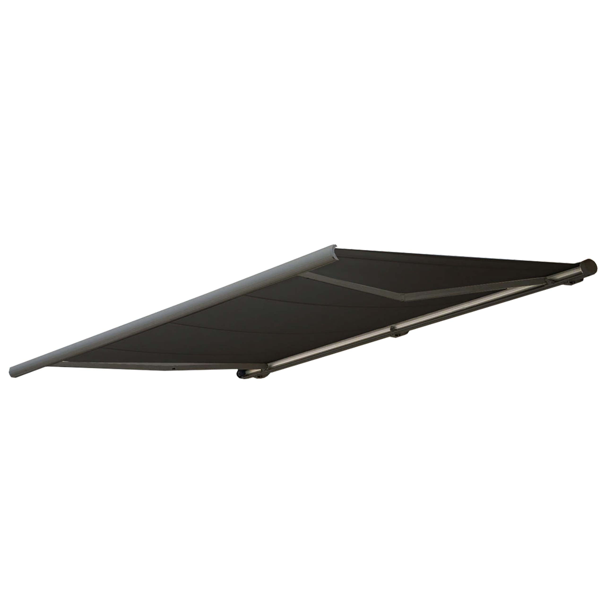 Wymienne poszycie do markizy T124, pełna kaseta Wymienne poszycie przeciwsłoneczne 5x3m ~ Akryl antracytowy