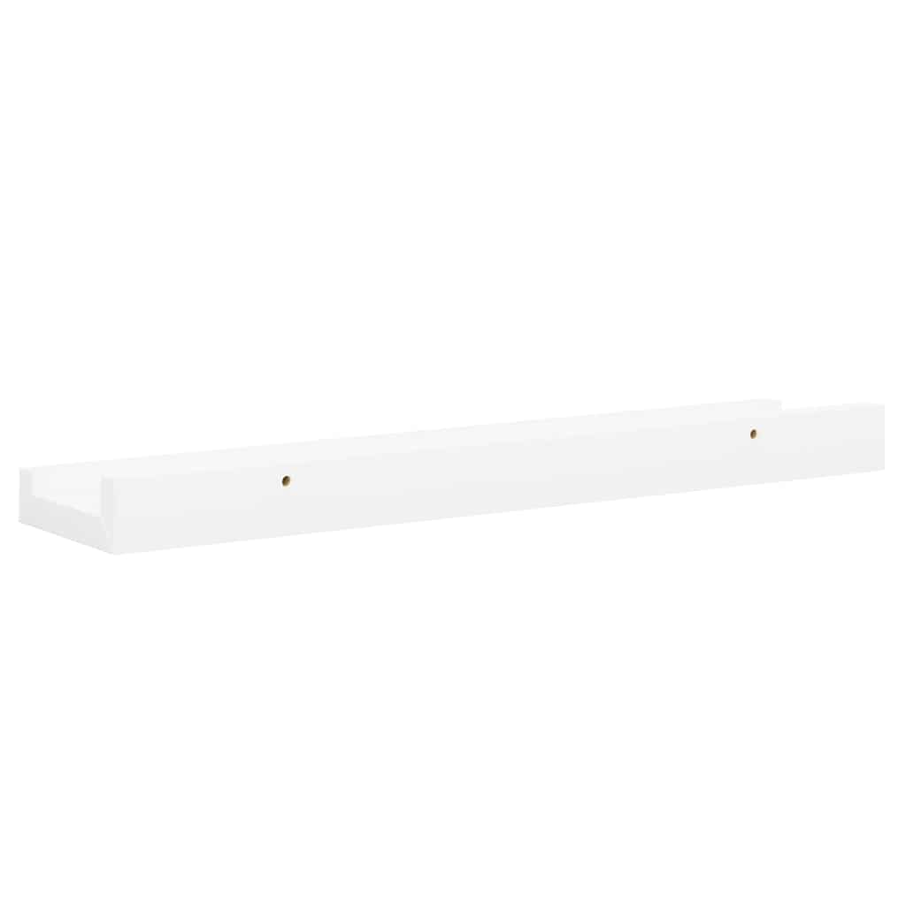 vidaXL Étagères murales 4 pcs Blanc 40x9x3 cm - 7