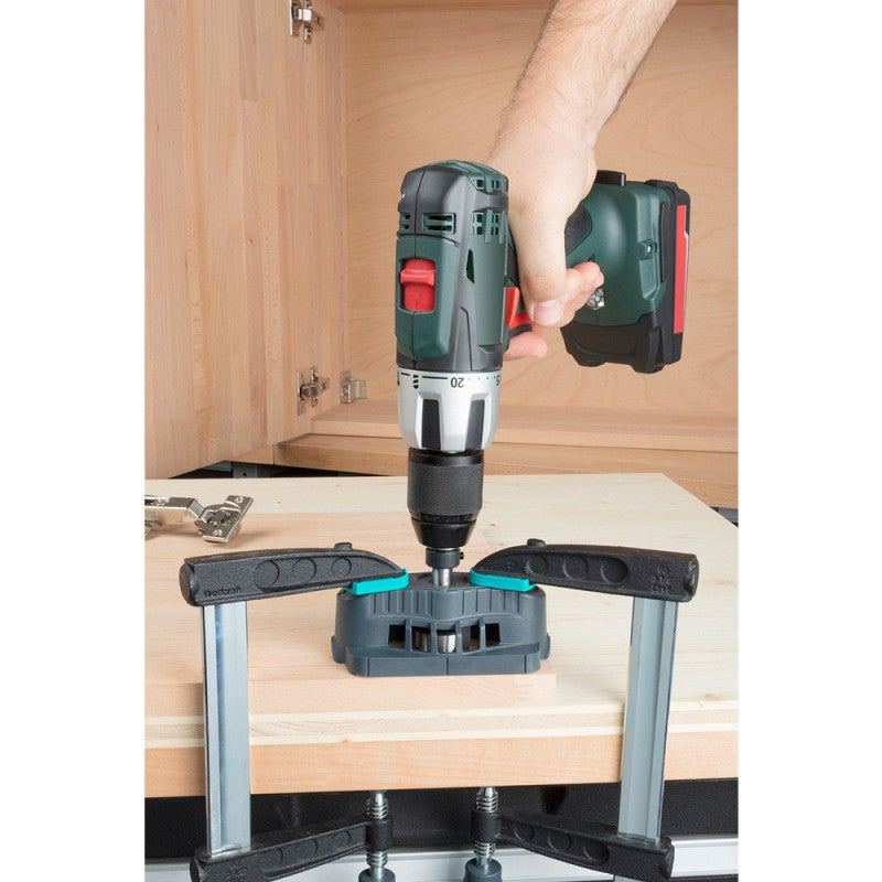 wolfcraft Guida di Foratura Mobile per Punte Forstner e Cilindriche - 3