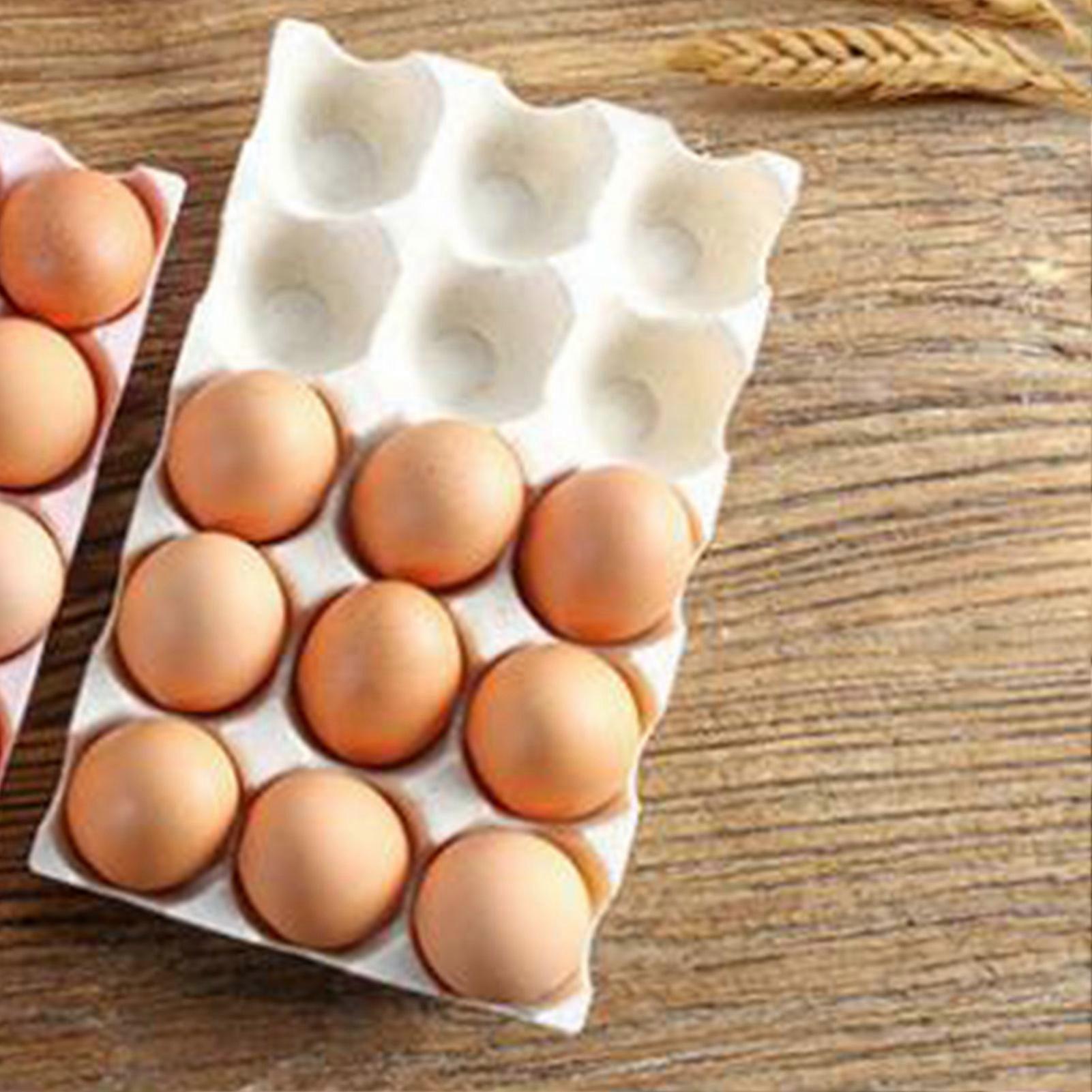 Boîte de rangement pour œufs pour réfrigérateur de cuisine, gain de place, 3 rangées, conservation fraîche, multi-usages - 5