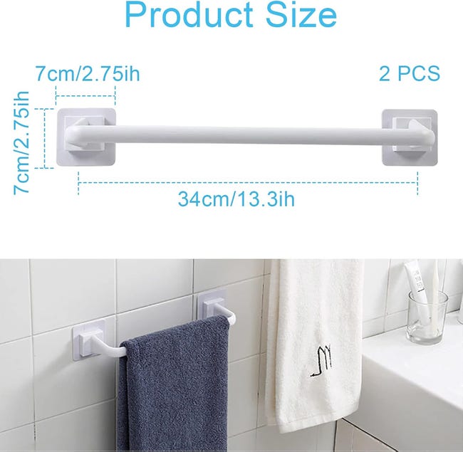 Set di 4 portasciugamani di alta qualità, per bagno, cucina e casa, in acciaio inox, porta strofinacci, ganci per asciugamani, rotondi, autoadesivi senza foratura, colore: nero opaco Set di 4 portasciugamani di alta qualità, per bagno, cucina e casa, in acciaio inox, porta strofinacci, ganci per asciugamani, rotondi, autoadesivi senza foratura, colore: nero opaco